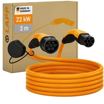 Lapp STANDARD Mode 3, orange, Ladekabel E-Auto, 22 kW, Kabellänge: 3 m