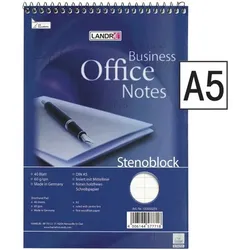 Landré Stenoblock 100050255 A5 blau