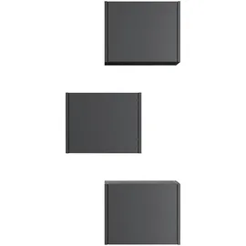 Posseik Limes Badschrank-Set 33,0 x 25,0 x 41,4 cm Grau