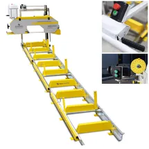 BAMATO Blockbandsäge BBSW-600PRO mit 6,9m Rollbahn