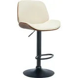 CLP Barhocker Nova Kunstleder walnuss/creme