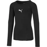 Puma LIGA Baselayer Funktionsshirt langarm Kinder black 128
