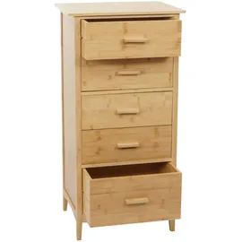 Mendler Bambus HWC-M24 Beistellschrank 100 x 50 x 40 cm Braun Bambus