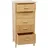 Mendler Bambus HWC-M24 Beistellschrank 100 x 50 x 40 cm Braun Bambus