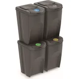 Prosperplast Sortibox 4x35 l Grau