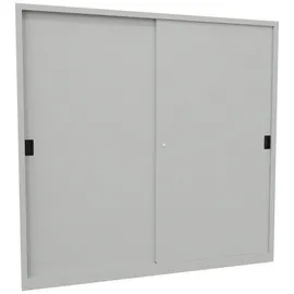 Pavoy Schiebetürenschrank verzinkt 1950x2000x400 mm lichtgrau 8 Böden