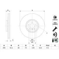 Bosch Bremsscheibe 0 986 479 E84
