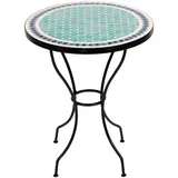 Marokkanischer Mosaiktisch "FERO" Tisch Bistrotisch Gartentisch 60cm