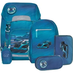 Beckmann Schulranzenset Classic 22 - 6-Tlg. Set Racing