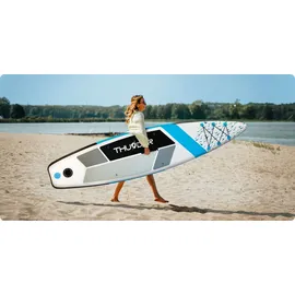 thunder® SUP Board THUNDER MARIS 320 x 75 x 15 cm Blau/Mehrfarbig