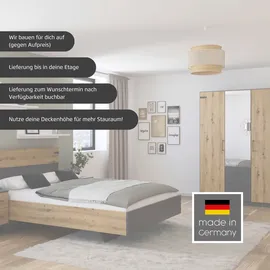 Rauch »Holmes« im Industrial Style, mit Schubkästen, mit oder ohne Spiegel grau