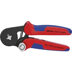 Crimpzange KNIPEX Bereich: 0.08 - 16.0 qmm (für Aderendhülsen, Seitenführung)