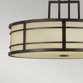 Elstead Lighting Fusion 3-flg. Ø 53,3 cm bronze