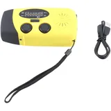 Ailgely Notfall-Solarradio, solarbetriebenes Handkurbel-Notfall-FM/AM/NOAA-Radio mit 3-LED-Taschenlampe und 1000 mAh Powerbank für Smartphones, Für Wandern, Camping, Outdoor, Notfall
