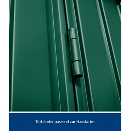 Hörmann Gerätehaus Berry Classic 2,59 x 2,48 m Moosgrün