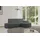 altdecor Eckcouch Cord 2-Sitzer Dunkelgrau