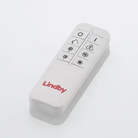 LINDBY Pekela 1-flammig eckig braun Aluminium