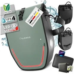 ELONEO Fahrradtaschen wasserdicht mit LED 20L