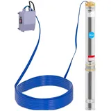 Hillvert Tiefbrunnenpumpe 6.000 l/h sandverträglich