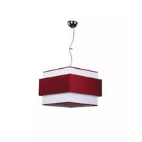 JVmoebel Kronleuchter Moderner Pendelleuchte Wohnzimmer Luxus Deckenleuchte Lampe, Leuchtmittel wechselbar, Made in Europe rot
