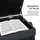 Homcom Klavierhocker Klavierbank Klavier Bank Schminkhocker Hocker mit Stauraum höhenverstellbar 54,5 x 33 x 48-58 cm
