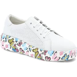 Weiße Sneakers Artiker Modische Damenschuhe, 36