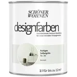SCHÖNER WOHNEN-Farbe Wandfarbe Designfarbe  (Ruhiges Salbeigrün, Matt, 1 l, Konservierungsmittelfrei)