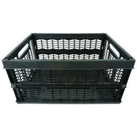 Novaliv Klappbox 30 L 4-tlg. Schwarz
