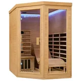 Artsauna Esbjerg Infrarotkabine für 2 Personen mit Triplex-Heizsystem und LED-Farblicht