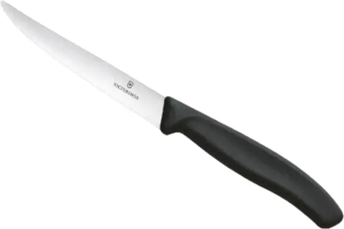 Victorinox Swiss Classic Steakmesser 11cm Gerade Klinge Schwarz