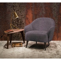 furninova Sessel »Paloma«, mit Chromfuß, im skandinavischen Design grau