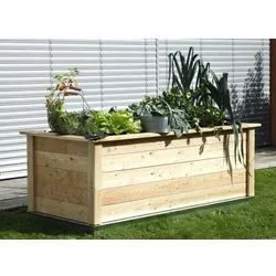 KGT Hochbeet »Woody 210«, BxHxL: 217 x 5 x 79 cm, Holz - braun