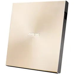 ASUS ZenDrive U8M (SDRW-08U8M-U) externes DVD-Laufwerk/Brenner (USB-C-Schnittstelle, kompatibel mit Windows und Mac OS, M-DISC-Unterstützung, umfangreiche Backup-Lösungen) gold