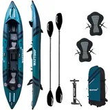 Wattsup Aufblasbares Kajak Wattsup COD 2-Sitzer – 410 x 85 cm (13'4 x 33) – PVC laminiert + Dropstitch – Komplettpaket – max. 220 kg