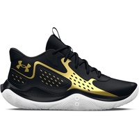 Under Armour Jet '23 Basketball Schuhe, Black Metallic Gold Metallic Gold, 42 EU