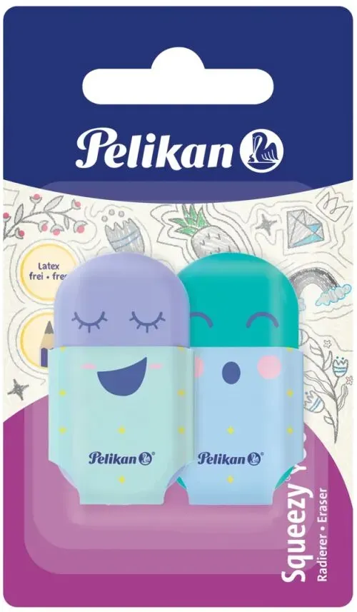 Pelikan 606219 Radierer Kunststoff Mehrfarbig 2 Stück(e)