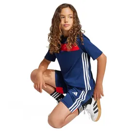 adidas Tiro 25 Essentials Fußballtrikot Blau/Rot 164