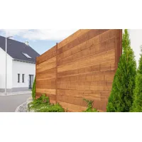 Profilbrett für Bambuszaun Halle 14 x 140 x 1850 mm – Sichtschutzzaun aus vorgeöltem Bambus – blickdichter Gartenzaun – Sichtschutzzaun für Garten