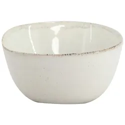 Van Well | URBAN Schale 11 cm creme 6er Set  - Steinzeug für Tapas, Dips, Snack und Saucen