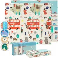 Babify Krabbelmatte Weich & Faltbar, BPA-Freie Schaumstoff-Krabbeldecke, Abwaschbar