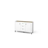 Möbel Kraft Sideboard ¦ weiß ¦ Maße (cm): B: 137 H: 84