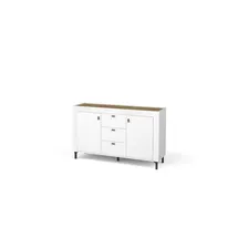 Möbel Kraft Sideboard ¦ weiß ¦ Maße (cm): B: 137 H: 84