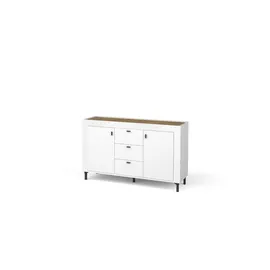 Möbel Kraft Sideboard ¦ weiß ¦ Maße (cm): B: 137 H: 84