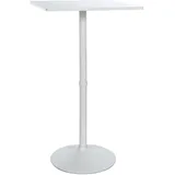 CLP Stehtisch Quadratisch 60 x 60 cm Weiß