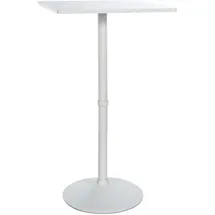 CLP Stehtisch Quadratisch 60 x 60 cm Weiß
