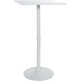 CLP Stehtisch Quadratisch 60 x 60 cm Weiß