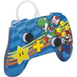 PowerA Mushroom Freunde Controller Blau Nintendo Switch