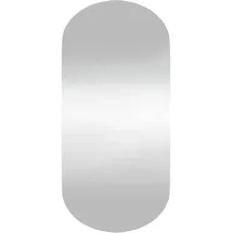 vidaXL Wandspiegel 45x100 cm Glas Oval