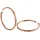 Boccia Titanium Creolen 0508-10 Roségold 375 0508-10 2-tlg