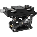 Vituord Labor-Hebebühne, Manuelle XZ-Achsen-Linearbühne, 60 Mm Hochpräzise Gleit-Hebebühne, Tragkraft 10 Kg, Mit Maßstab, Für Optische Gerätemikroskope